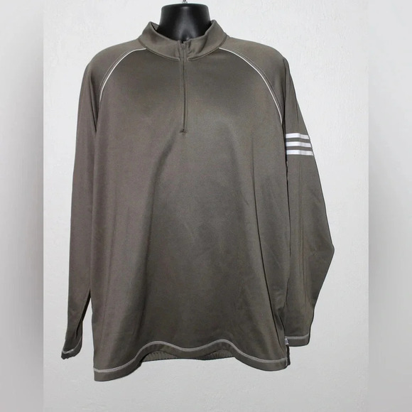 Adidas Golf Climalite Performance Quarter Zip Jacket 2XL - Picture 2 of 13